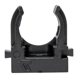 Держатель для труб (клипса) d16мм для монтажного пистолета черн. (уп.100шт) Plast EKF derjp-z-16-bla