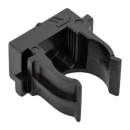 Держатель для труб (клипса) d16мм для монтажного пистолета черн. (уп.100шт) Plast EKF derjp-z-16-bla