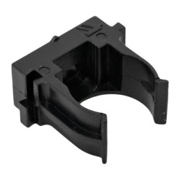 Держатель для труб (клипса) d20мм для монтажного пистолета черн. (уп.100шт) Plast EKF derjp-z-20-bla