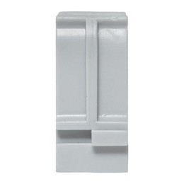 Держатель для труб (клипса) d25мм для монтажного пистолета сер. (уп.100шт) Plast EKF derjp-z-25