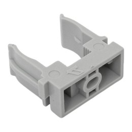 Держатель для труб (клипса) d25мм для монтажного пистолета сер. (уп.100шт) Plast EKF derjp-z-25