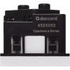 Розетка 2мод. 16А 250В 45град. с заземл. защ. шторки винт. зажимы бел. Daccord 4521052