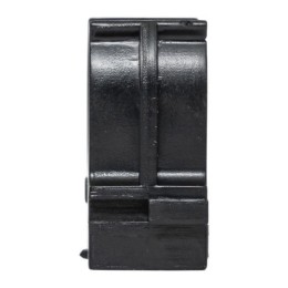 Держатель для труб (клипса) d25мм для монтажного пистолета черн. (уп.100шт) Plast EKF derjp-z-25-bla