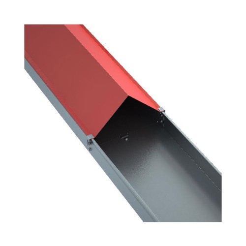 Крышка для лотка двускатная осн.150 L2500 сталь 1мм KLZ150-1.0-2500 HD гор. оцинк. КМ LO20239