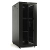 Шкаф TTB-4781-DD-RAL9004 напол. 19дюйм 47U 2277х800х1000мм передн. и задн. распашные перфор. двери (