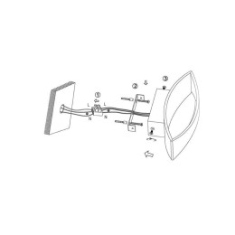Бра декоративное OLEGW-A715-5-WH-WW 5Вт 3000К IP20 бел. DesignLed 00-00003024