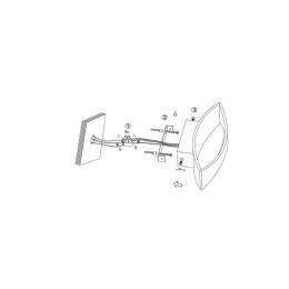 Бра декоративное OLEGW-A715-5-BL-WW 5Вт 3000К IP20 черн. DesignLed 00-00003025