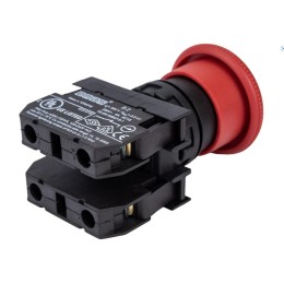 Кнопка-моноблок аварийная (1НО+1НЗ) EMAS MB102E