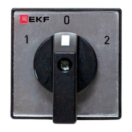 Переключатель кулачковый ПК-1-24 4п 25А "1-0-2" IP65 EKF pk-1-24-25-65