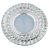 Светильник декоративный Luciole DLS-L132 GU5.3 CHROME/CLEAR GU5.3 встраив. доп. светодиод. подсветка