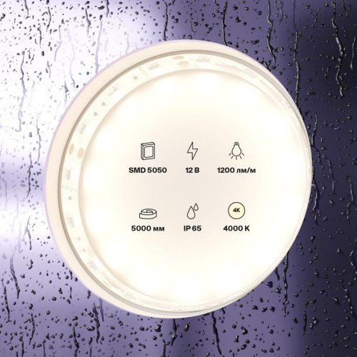 Лента светодиодная 12В 5050 14.4Вт/м 4000К IP65 (уп.5м) Maytoni 10132