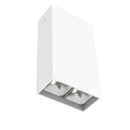 Светильник светодиодный DL-Box Reflect Multi 1х2 8Вт 4000К 80х40х150 накладной кососвет RAL9003 бел.