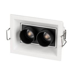 Светильник светодиодный MS-ORIENT-BUILT-TURN-TC-S67x90-5W Warm3000 WH-BK 30 deg IP20 230В металл Arl
