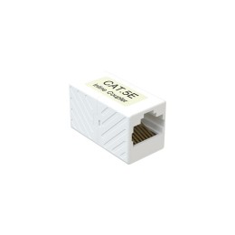 Адаптер проходной RJ45-RJ45 (8p8c) кат.5е неэкранированный бел. SYSMATRIX CC RJ45.5EU.WH
