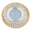 Светильник декоративный Luciole DLS-L132 GU5.3 CHROME/GOLD GU5.3 встраив. доп. светодиод. подсветка
