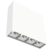 Светильник светодиодный DL-Box Reflect Multi 1х4 10Вт 3000К 150х40х150 накладной 36град. RAL9003 бел