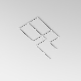 Шинопровод L2000 Trinity накладной/подвесной бел. Voltega TRX-VGL005-312W