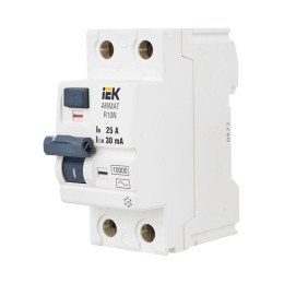 Выключатель дифференциального тока (УЗО) 2п 25А 30мА тип AC ВДТ R10N ARMAT IEK AR-R10N-2-025C030
