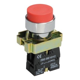 Кнопка LAY5-BL41 1НО без подсветки красн. KARAT IEK BBT70-BL-K05