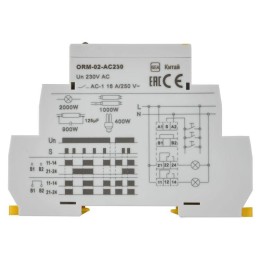 Реле импульсное ORM 2 конт. 230В AC IEK ORM-02-AC230