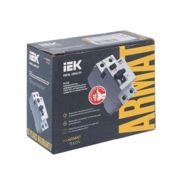 Выключатель дифференциального тока (УЗО) 2п 63А 30мА тип AC ВДТ R10N ARMAT IEK AR-R10N-2-063C030