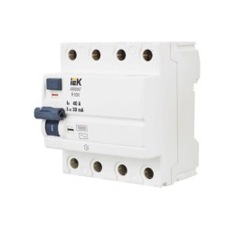 Выключатель дифференциального тока (УЗО) 4п 40А 30мА тип AC ВДТ R10N ARMAT IEK AR-R10N-4-040C030