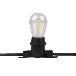 Гирлянда уличная "Белт-лайт" PBL-S40/L24+1.5 Black E27 IP65 24м 40ламп 1.5м шнур соедин. в линию max