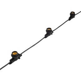 Гирлянда уличная "Белт-лайт" PBL-S40/L24+1.5 Black E27 IP65 24м 40ламп 1.5м шнур соедин. в линию max