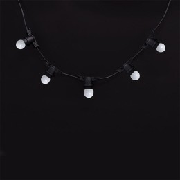 Гирлянда уличная "Белт-лайт" PBL-S40/L24+1.5 Black E27 IP65 24м 40ламп 1.5м шнур соедин. в линию max