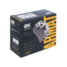 Выключатель дифференциального тока (УЗО) 2п 25А 30мА тип A ВДТ R10N ARMAT IEK AR-R10N-2-025A030