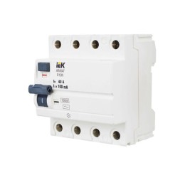 Выключатель дифференциального тока (УЗО) 4п 40А 100мА тип AC ВДТ R10N ARMAT IEK AR-R10N-4-040C100