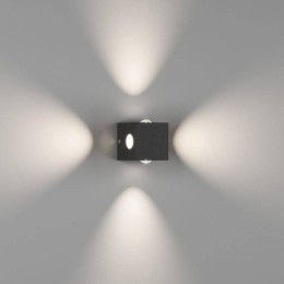 Бра четырехстороннее KVAD 92GW-9092-4-BL-NW 4Вт 4000К IP20 черн. DesignLed 00-00002085