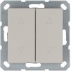 Выключатель для жалюзи 2-кл. 10А IP20 механизм тауп Jasmart G3028T