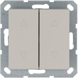 Выключатель для жалюзи 2-кл. 10А IP20 механизм тауп Jasmart G3028T