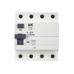 Выключатель дифференциального тока (УЗО) 4п 25А 30мА тип A ВДТ R10N ARMAT IEK AR-R10N-4-025A030