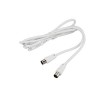 Шнур TV Plug-TV Plug 1.5м бел. REXANT 18-0102
