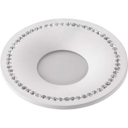 Светильник декоративный встраиваемый DLS-V103 GU5.3 WHITE "Vernissage" без лампы GU5.3 металл бел. о