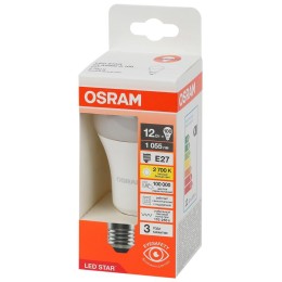Лампа светодиодная LED Star 12Вт грушевидная 2700К E27 1055лм (замена 100Вт) OSRAM 4058075695290