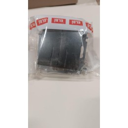 Выключатель 2-кл. СП Zena 10А IP20 с LED-подсветкой механизм дым. ABB 609-011100-203