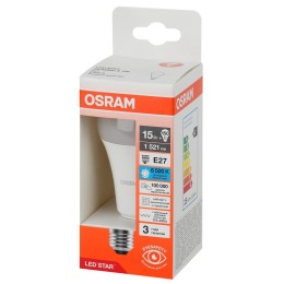 Лампа светодиодная LED Star 15Вт грушевидная 6500К E27 1521лм (замена 150Вт) OSRAM 4058075695443