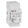 Выключатель автоматический модульный 2п C 25А 4.5кА OptiDin BM63-2C25-4.5-УХЛ3 КЭАЗ 326805