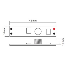 Диммер мини 1-3А сенсор для профиля SWG Standard 00-00000791