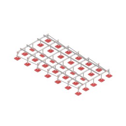 Конструкция опорная для установки оборудования TECHNORAPTOR FOOT 3000х6000 тип 2 HD КМ TR0265