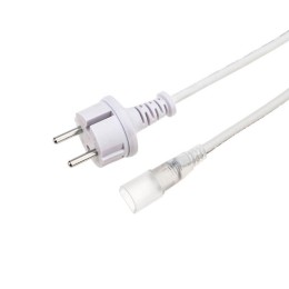 Набор установочный для Гибкого неона 16х16мм формы D (шнур питания каучук с диодным мостом и вилкой