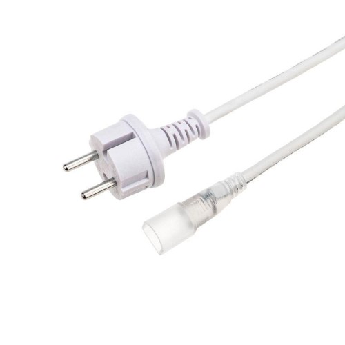 Набор установочный для Гибкого неона 16х16мм формы D (шнур питания каучук с диодным мостом и вилкой