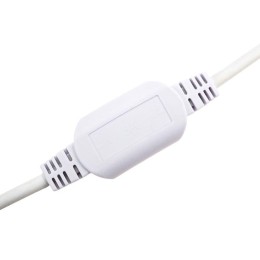 Набор установочный для Гибкого неона 16х16мм формы D (шнур питания каучук с диодным мостом и вилкой