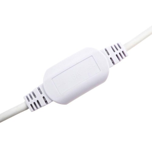 Набор установочный для Гибкого неона 16х16мм формы D (шнур питания каучук с диодным мостом и вилкой