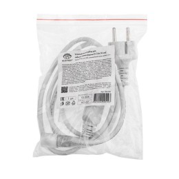 Набор установочный для Гибкого неона 16х16мм формы D (шнур питания каучук с диодным мостом и вилкой