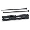Патч-панель 19дюйм 2U 48 портов RJ45 кат.5E Dual IDC PL-48-Cat.5e-Dual IDC с задн. кабельным организ