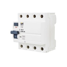 Выключатель дифференциального тока (УЗО) 4п 63А 300мА тип A ВДТ R10N ARMAT IEK AR-R10N-4-063A300